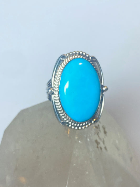 Turquoise ring Calladitto Navajo sterling silver women girls
