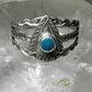 Navajo ring Arrow turquoise size 7.50 sterling silver women