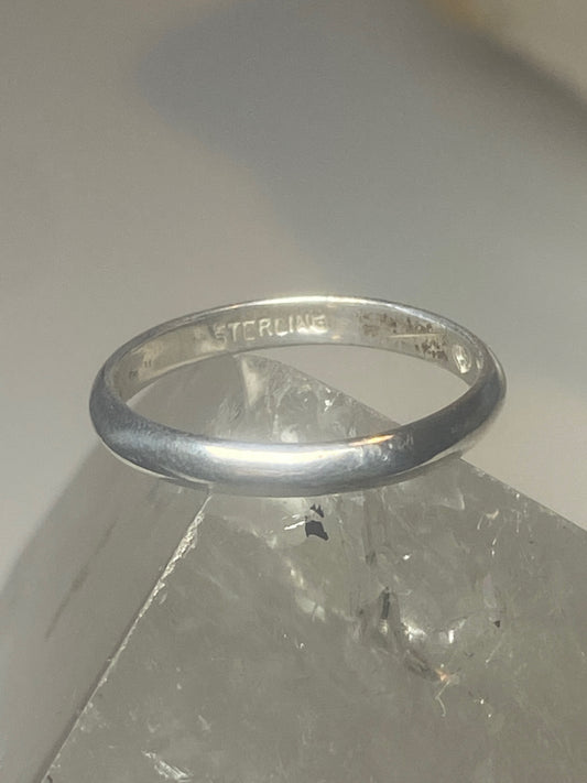 Stacker ring southwest plain band signed  pinky sterling silver women girls