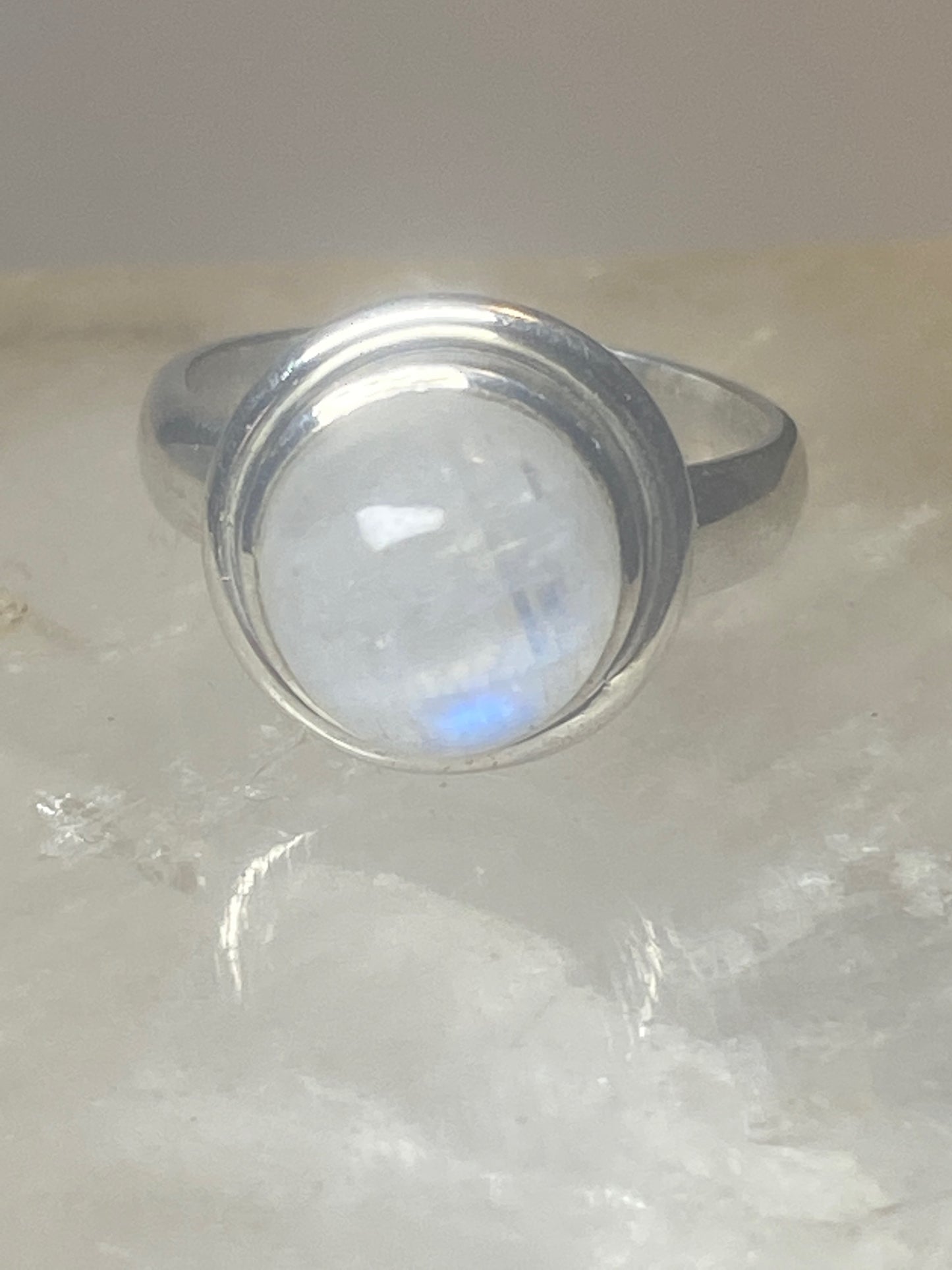 Moonstone ring pinky sterling silver women girls