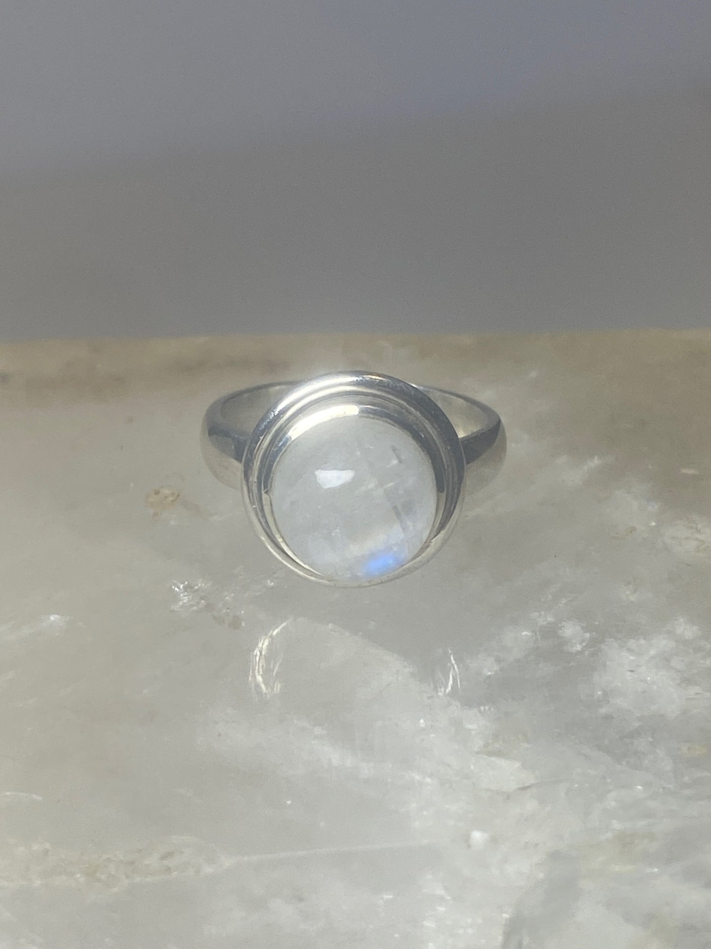 Moonstone ring pinky sterling silver women girls