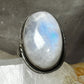 Moonstone ring size 5.50  southwest  sterling silver women