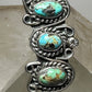Turquoise ring size 6.50  long Navajo southwest sterling silver women