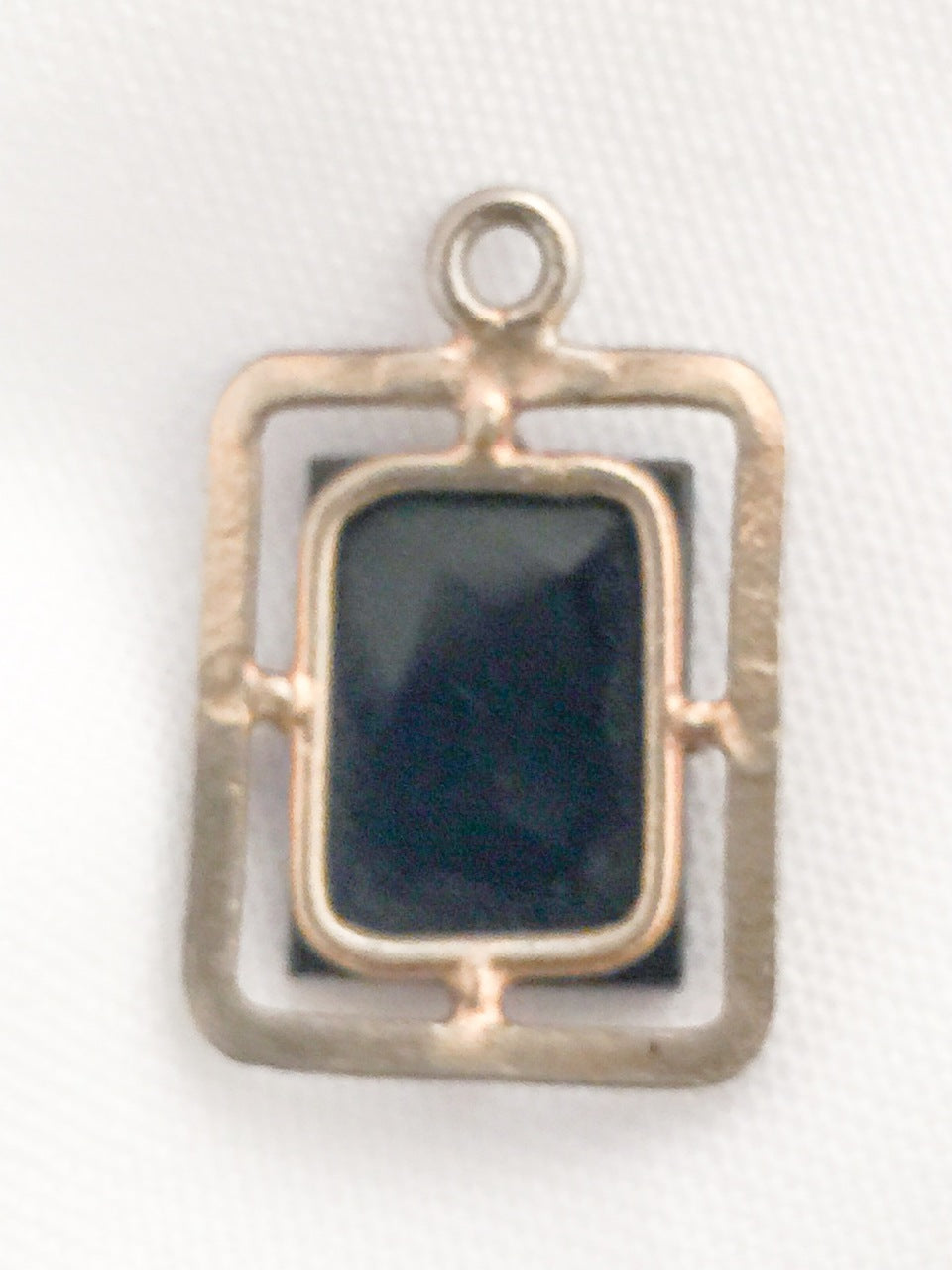 Roman Warrior Pendant Intaglio on Glass Vintage