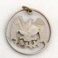 Eagle Vintage Silver Coin Quarter Cut Out Design Charm or Pendant