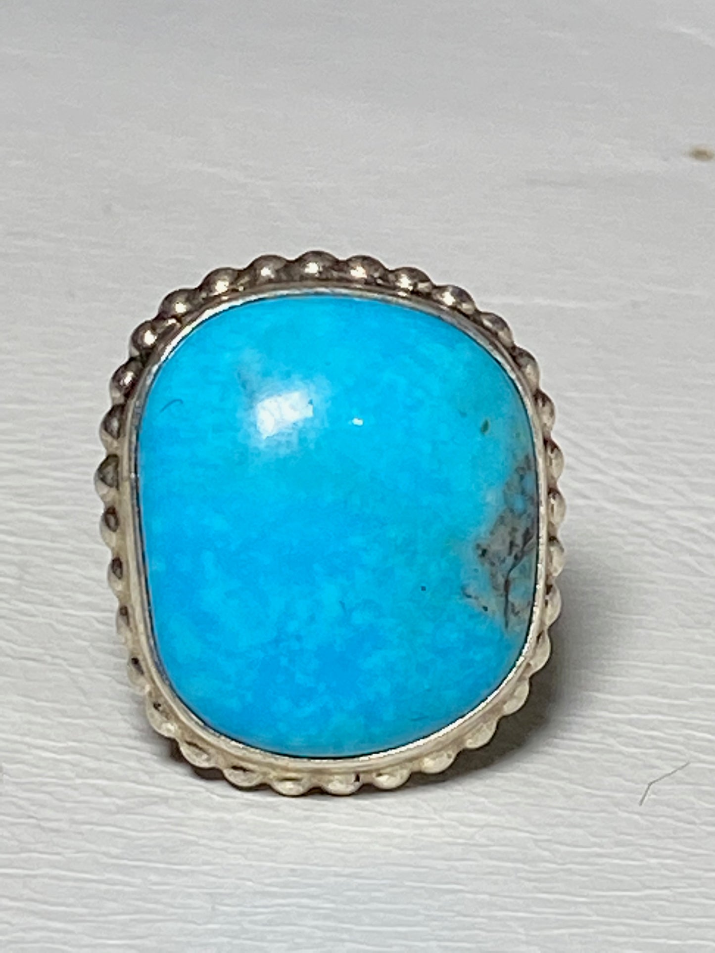 Turquoise ring pinky sterling silver women girls