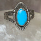 Turquoise ring size 7.50 Navajo  stamped arrows southwest  sterling silver women
