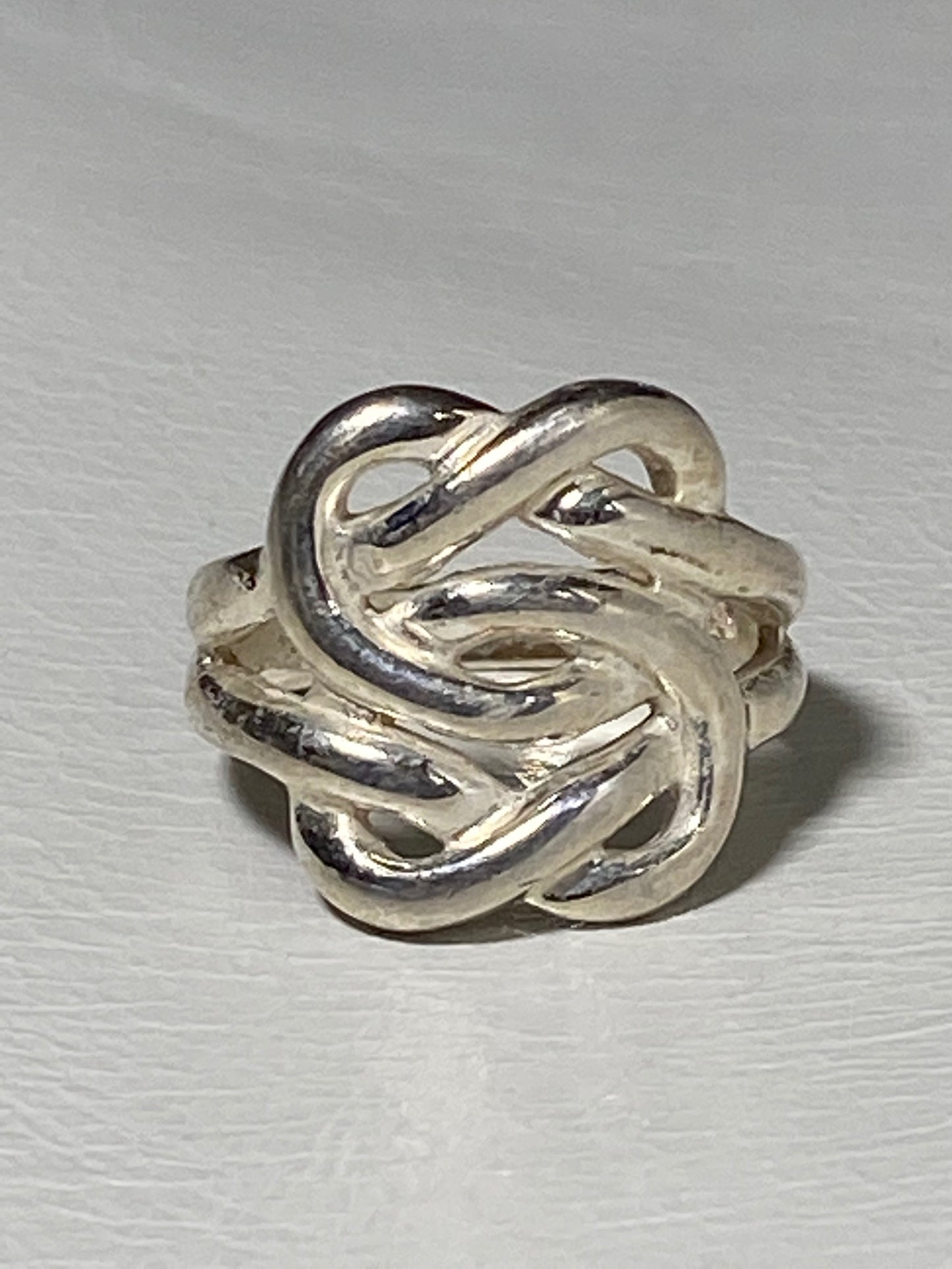 Love Knot ring friendship sterling silver band women
