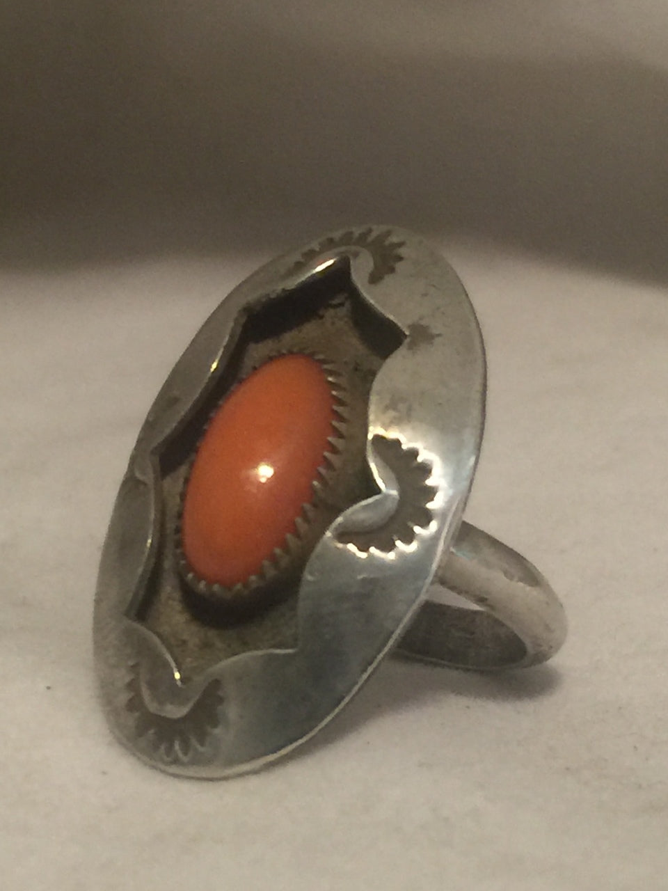 Vintage Coral 2024 Ring Size 6