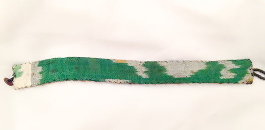 Vintage Tribal Choker Shells Bead and Leather