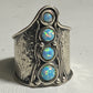 Opal ring lab cigar band knuckle sterling silver band women