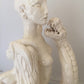 Porcelain Figurative Sculpture "Lady with Dragon"
