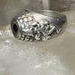 Poison ring Breathe Deeply without Fear inner band  WW11 size 7.75  sterling silver women men