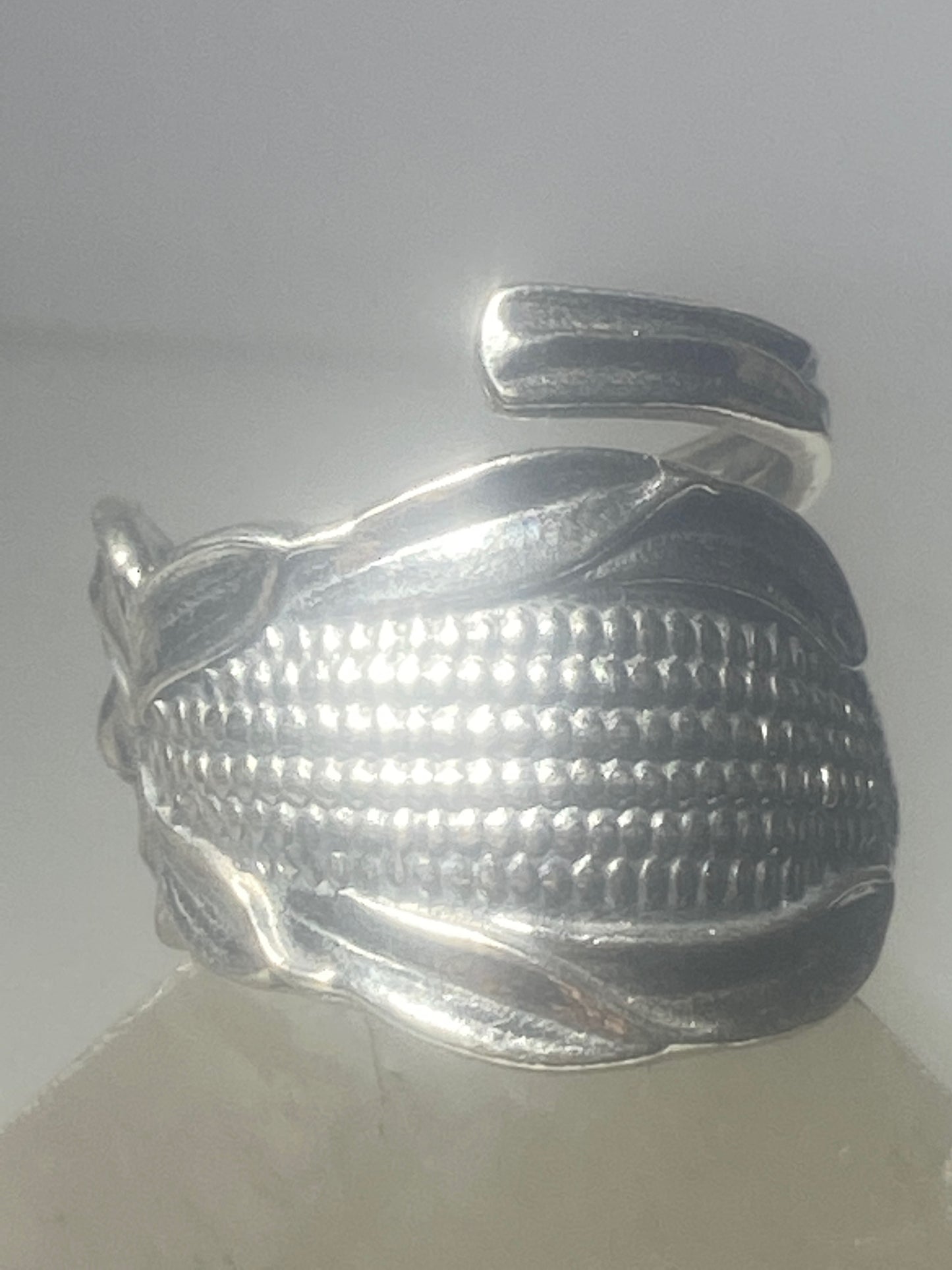 Corn spoon ring southwest  band ring sterling silver women girl