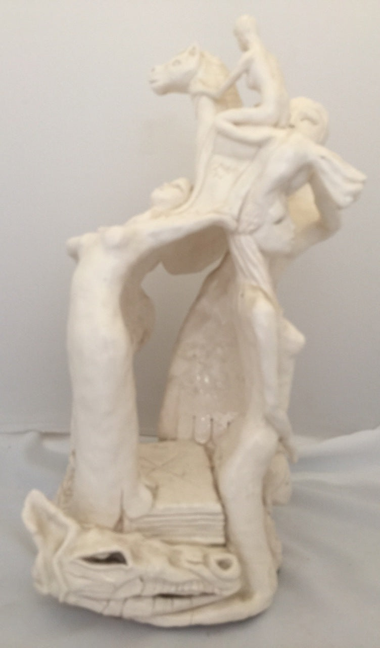 Porcelain Figurative Sculpture "The Book"