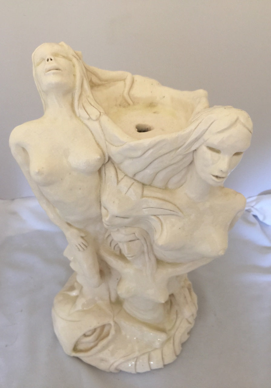 Porcelain Figurative Sculpture "Growing"