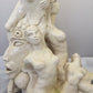 Porcelain Figurative Sculpture "Cycles"