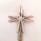 Cross  Pendant Abstracted Design Vintage Sterling Silver