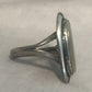 Vintage Sterling Silver Southwest Tribal Mother of Pearl Ring Size 5 3.7g