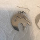 Bear Earrings Vintage Sterling Silver Southwest Tribal   5.1g