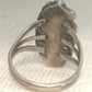 Vintage Sterling Silver Southwest Tribal Mother Of Pearl  Ring Size  6.25 4.1g