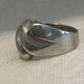 Vintage Sterling Silver Bulky Chunky Fist Ring Band  Mexico Sign Size  8.75    17.4g