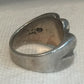 Vintage Sterling Silver Bulky Chunky Fist Ring Band  Mexico Sign Size  8.75    17.4g