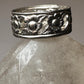 Floral ring size 7.50 flower band women