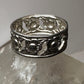 Floral ring size 7.50 flower band women
