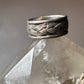 Woven ring size 6 braided braid  band sterling silver women  boys