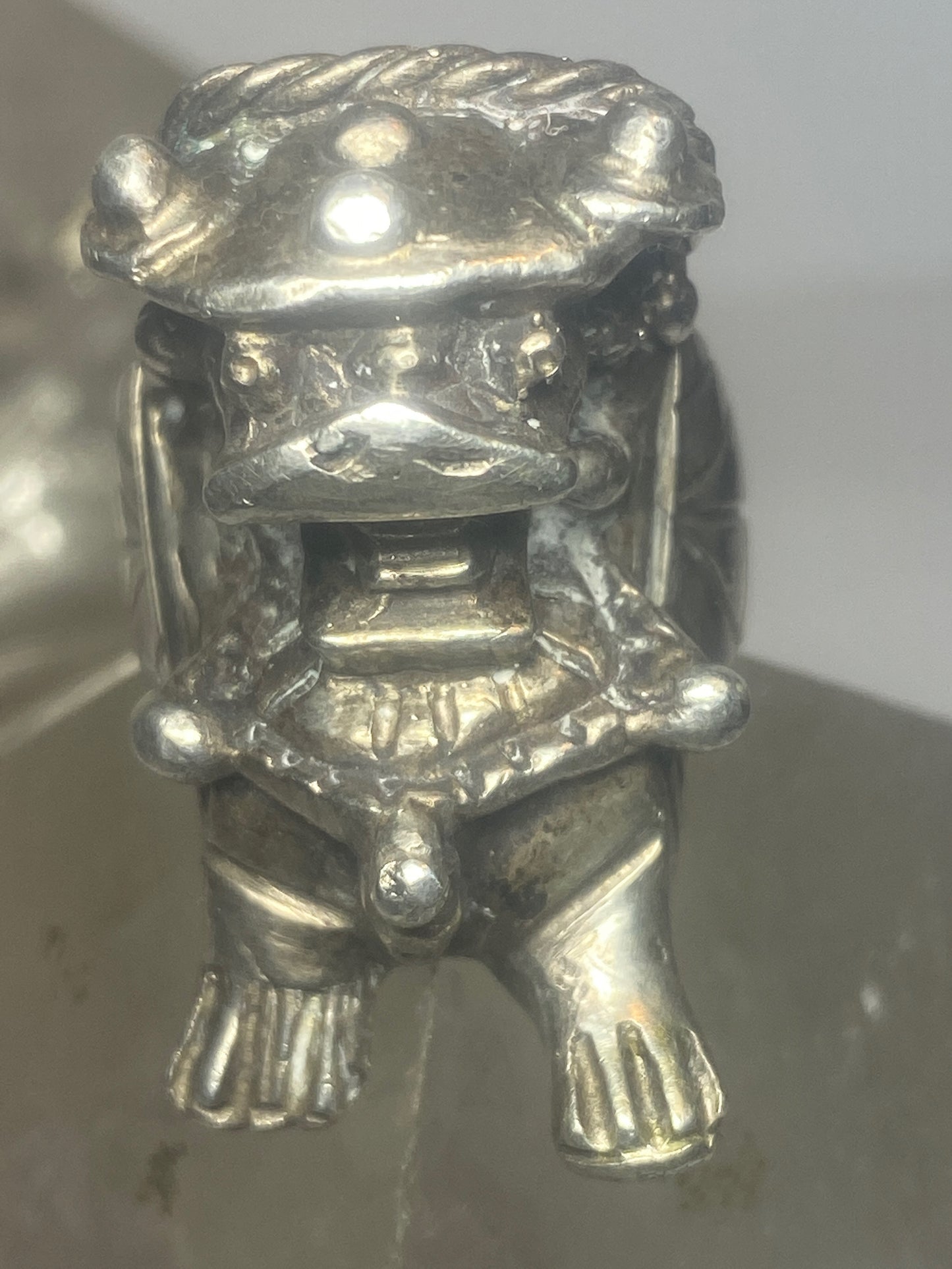 Kachina ring figurative sterling silver men women