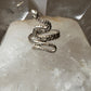 Snake ring size 5.75  band sterling silver women