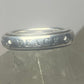 Love Ring Peace Faith Hope spinner wedding band sterling silver women