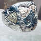 Black Hills Gold  ring size 10.25 leaves band sterling silver women