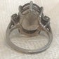 Vintage Sterling Silver Smoky Grey w Touch of Lilac  Ring Size 5.75 4.6g