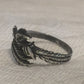 Vintage Sterling Silver Dragon Ring  Myth Fantasy Size 6.25   2.1g