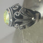 Poison ring agate boho ring Mexico sterling silver women