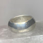 Plain ring wedding band size pinky 4.50 sterling silver  women