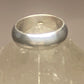 Plain ring wedding band size 5 pinky sterling silver  R