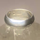 Plain ring wedding band size 5 pinky sterling silver  R