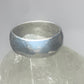 Plain ring wedding band size  6  pinky sterling silver  S