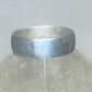 Plain ring wedding band size  7.75  pinky sterling silver  T