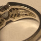 Mystic Topaz ring leaves black hills gold sterling silver women detailed on leaves