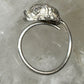 Fish ring Koi band size 6.75 sterling silver women