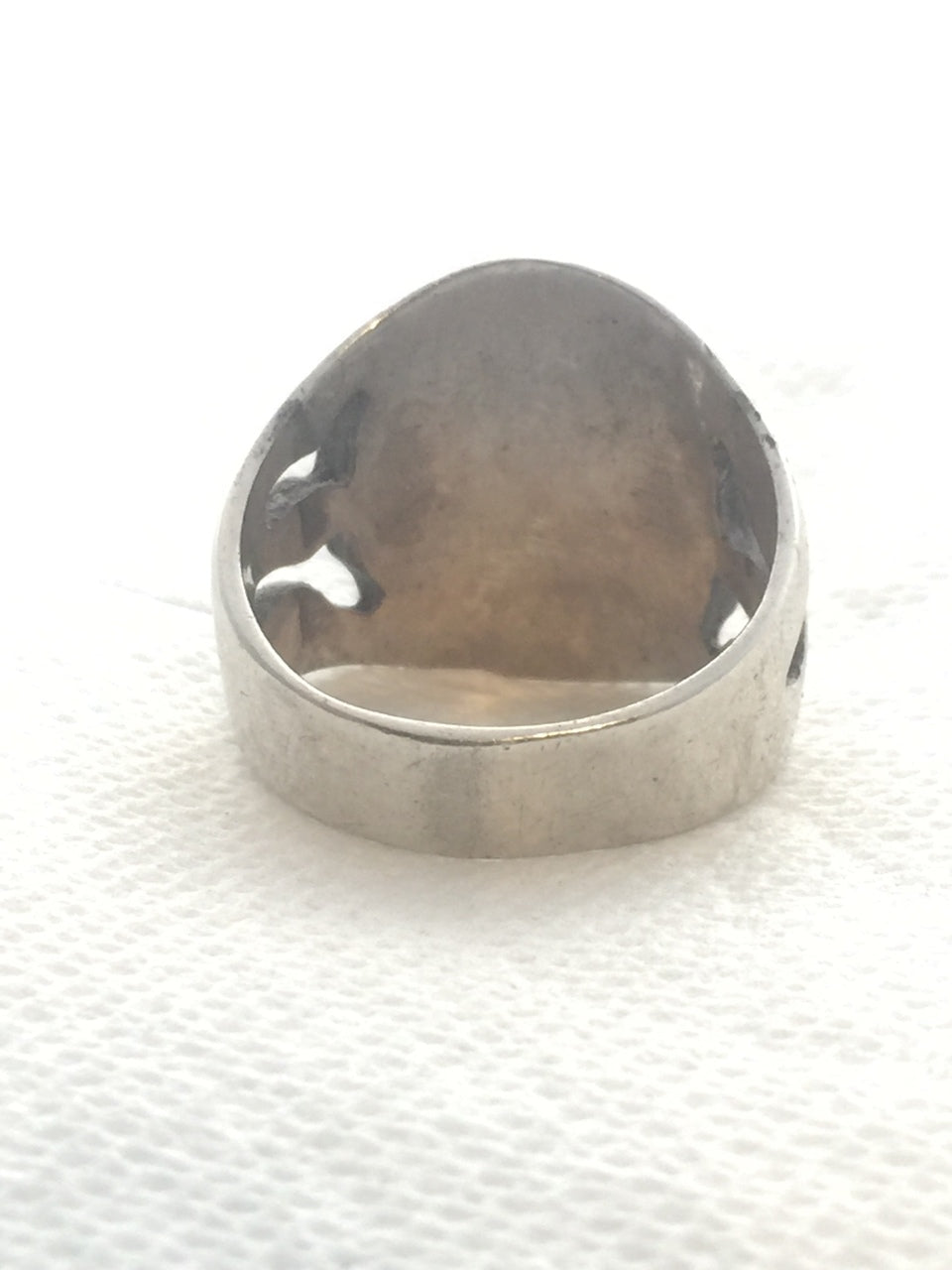 Vintage Sterling Silver  Southwest Malachite Ring   Men  Size 10  12.8g