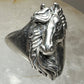 Horse ring size 3.50 cowgirl southwest band pinky sterling silver women girls