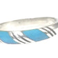 Turquoise Southwest Ring Sterling Silver Stacker Baby Band  Size 3.50 d