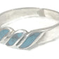 Turquoise Southwest Ring Sterling Silver Stacker Baby Size 3.5