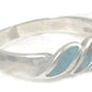Turquoise Southwest Ring Sterling Silver Stacker Baby Size 3.5