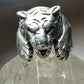 Cougar ring size 8.75 tiger band sterling silver women